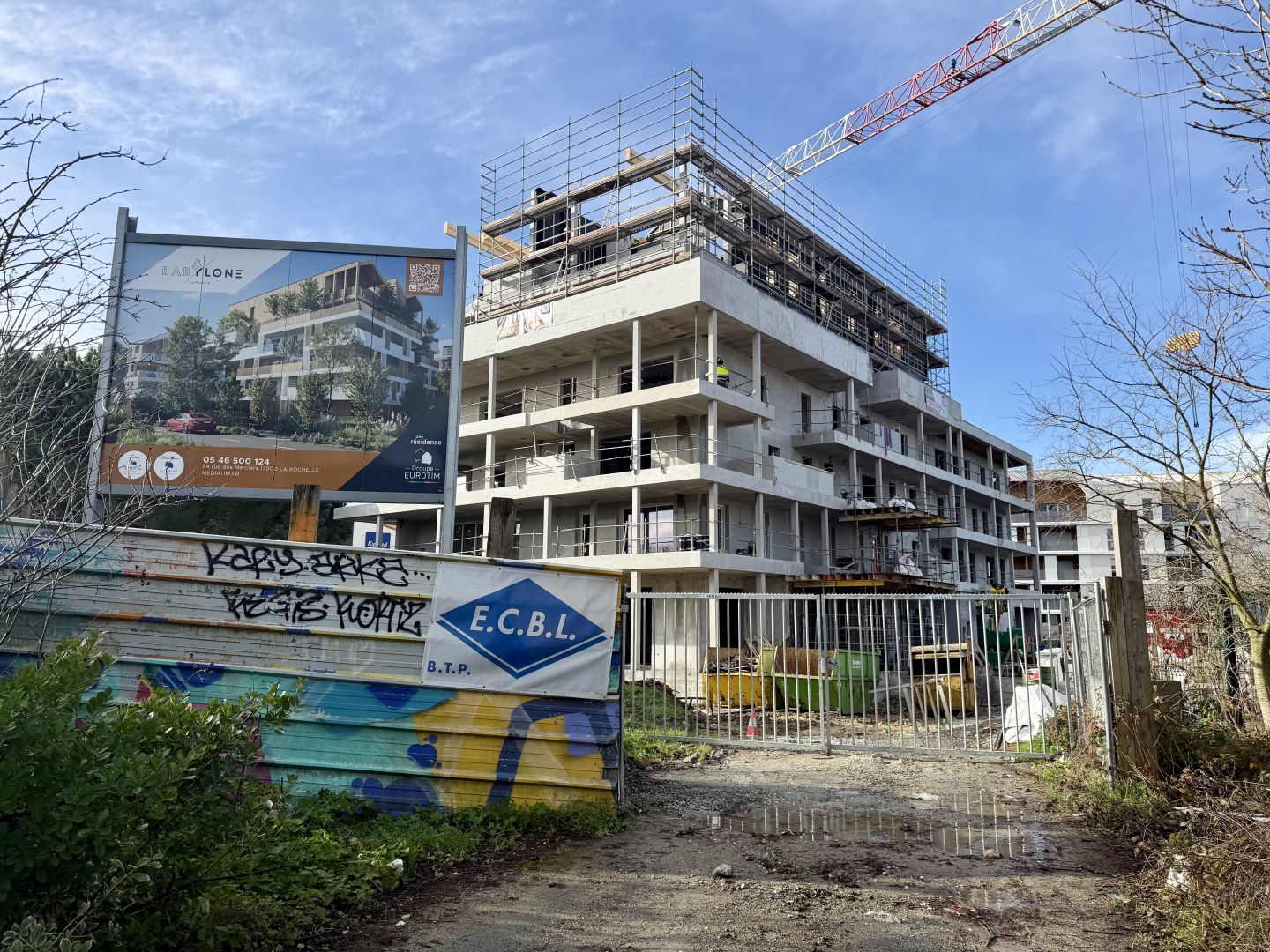 Programme Babylone à La Rochelle : le chantier avance sur le canal de Rompsay